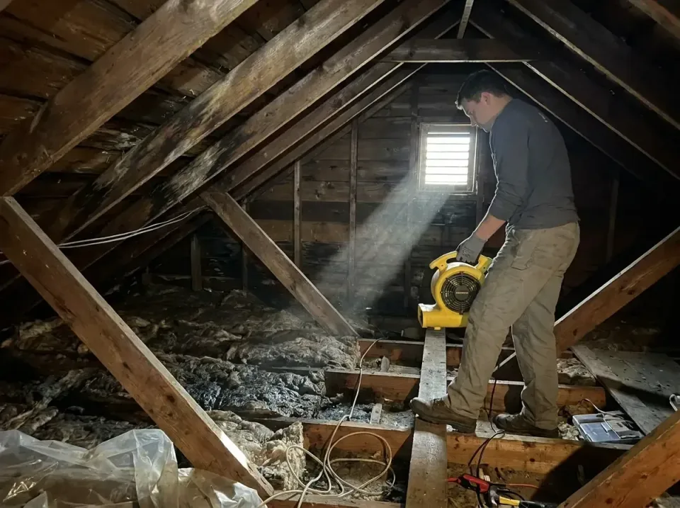 attic-water-damage-drying-proc-007 — frequently asked questions, Emergency Water Extraction & 24/7 Flood Response in Millis-…